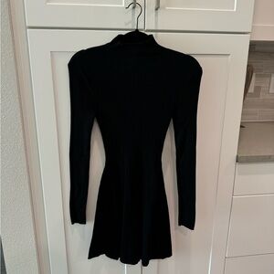 Zara Ribbed Sweater Mini Dress